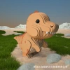Dinosaur 3D Handmade DIY three-dimensional jigsaw puzzle, children's intelligence, parent-child interactive assembly toy, small ornament assembly Specification image
